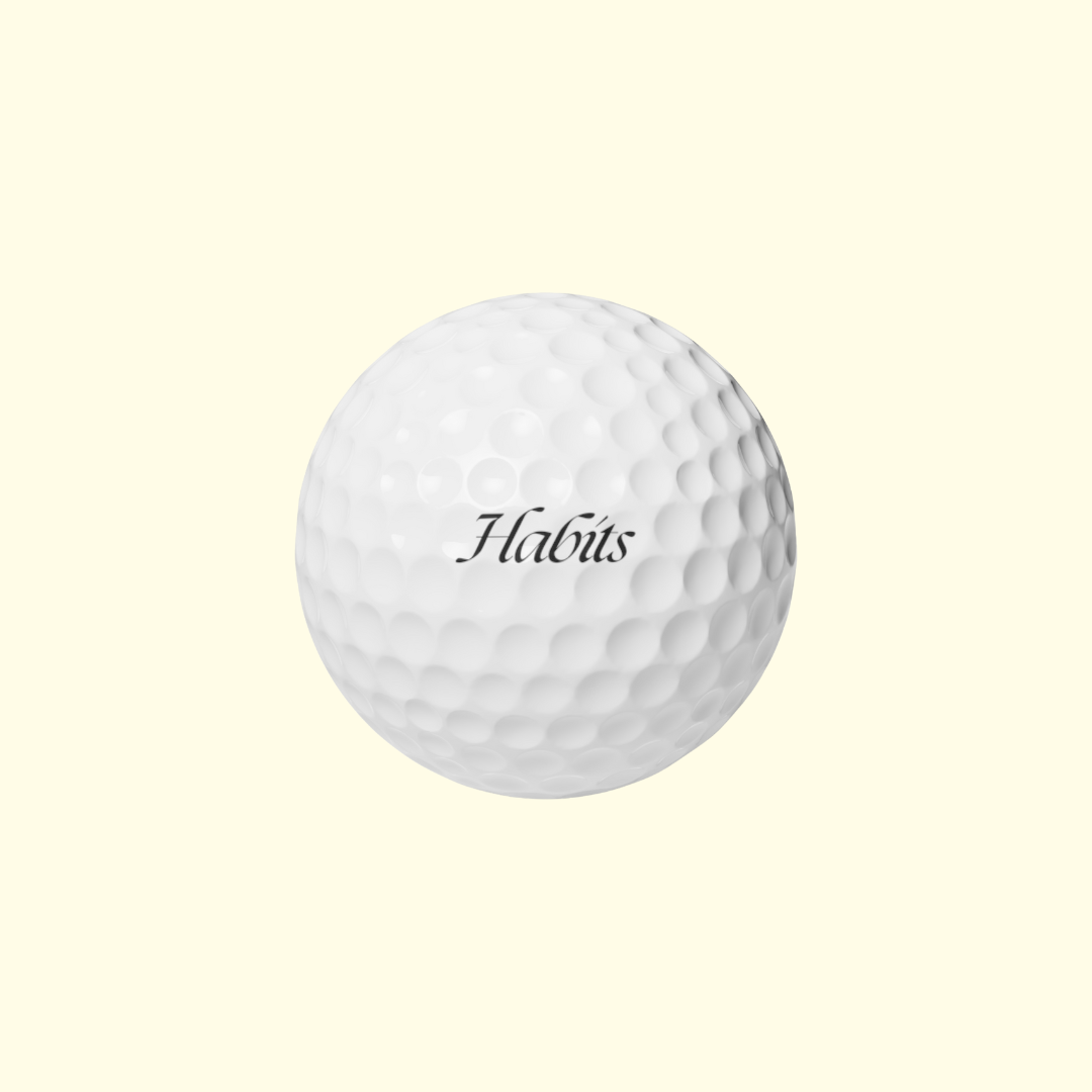 Habits Golf Balls